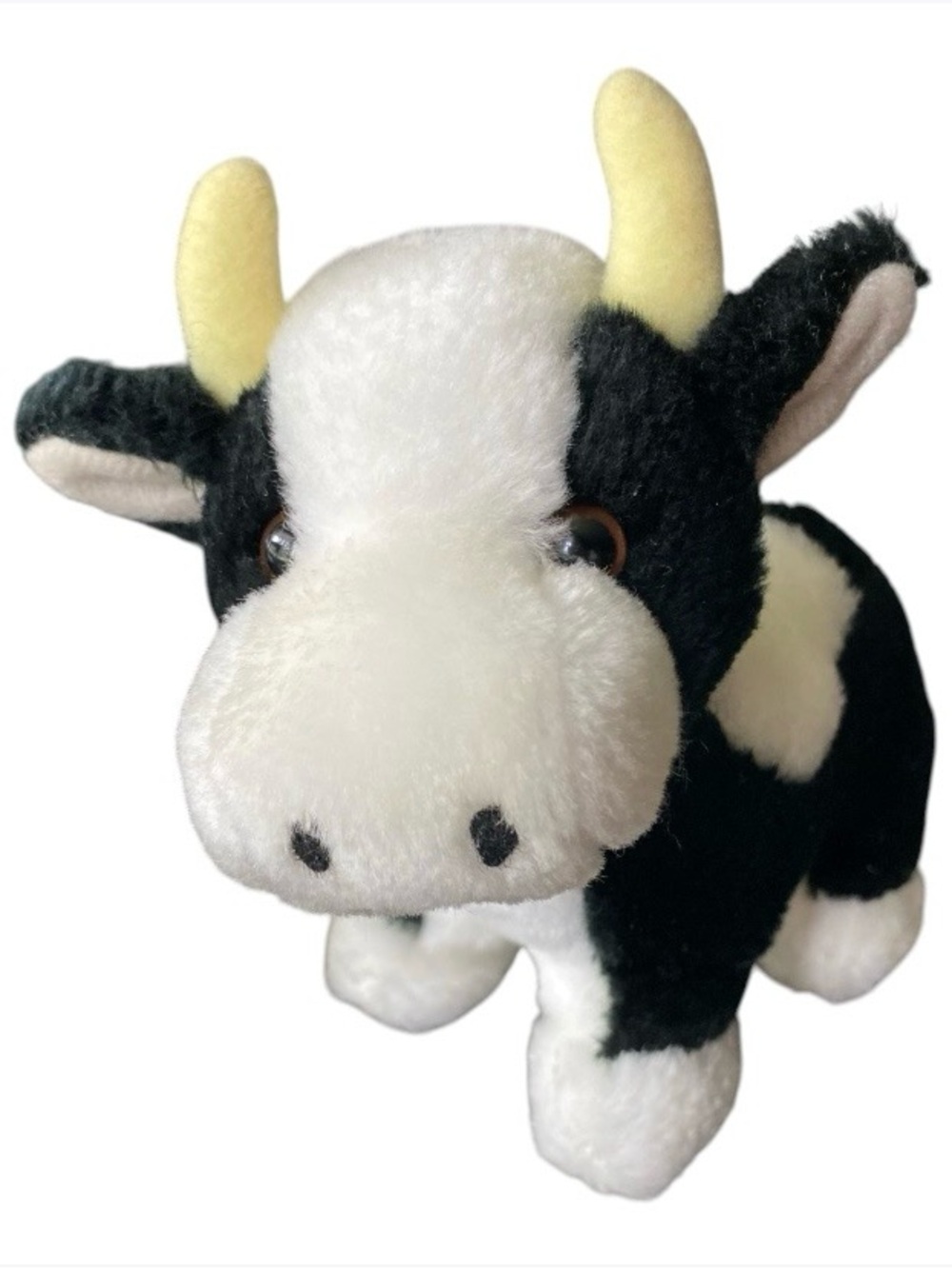 Vintage Russ Berrie Plush “Clover” Cow Stuffed Animal Farm Toy Excellent